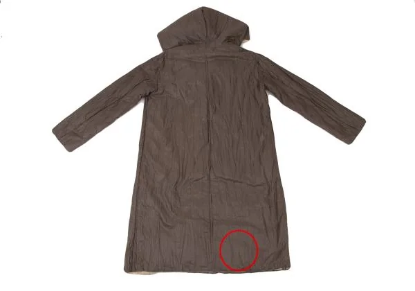 WIND COAT Wrinkle Bicolor Padding Hooded Coat K-146502_016