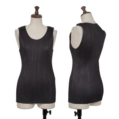 PLEATS PLEASE Printed Pleats Tank Top