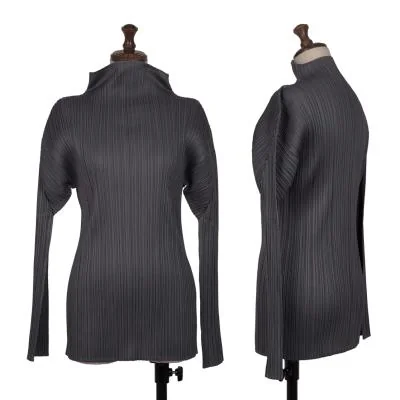 PLEATS PLEASE Pleated Turtle Neck T-shirt