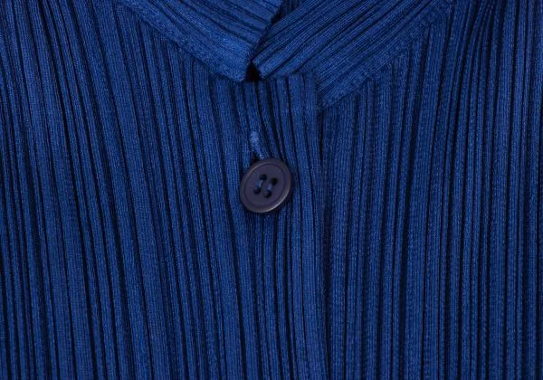 PLEATS PLEASE Pleated Mao Collar Shirt K-146515_005