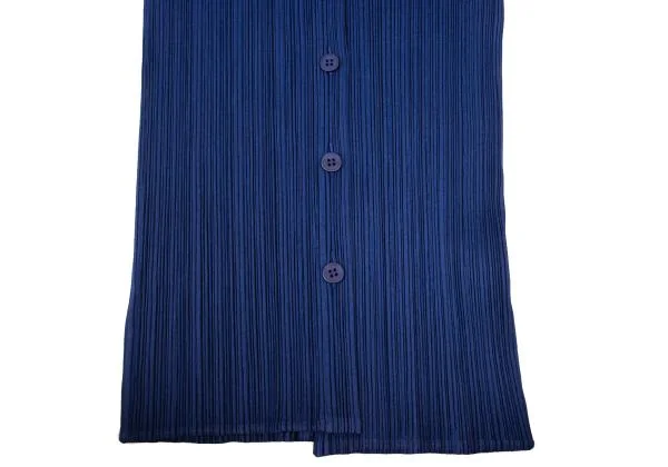 PLEATS PLEASE Pleated Mao Collar Shirt K-146515_008