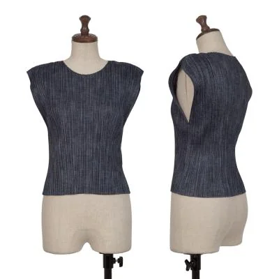 PLEATS PLEASE Printed Pleats Tank Top