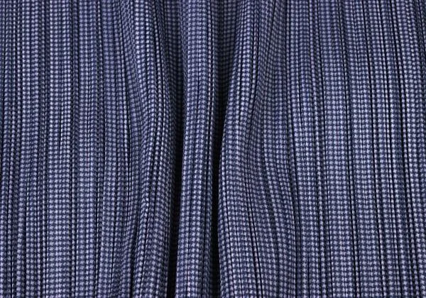 プリーツプリーズPLEATS PLEASE パピートゥースプリントスカート 青白1 K-146524_009