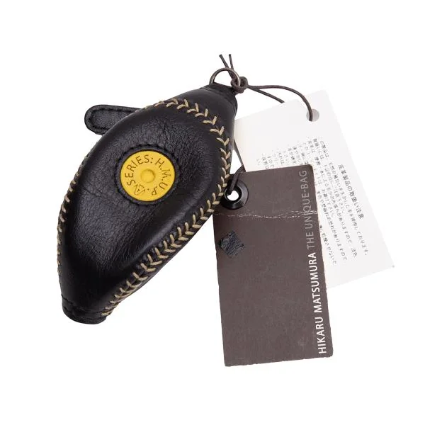ISSEY MIYAKE HIKARU MATSUMURA THE UNIQUE-BAG Stitch Coin Case Black  K-146539_001