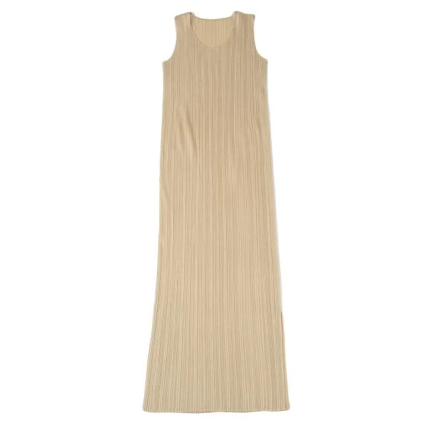 PLEATS PLEASE Pleated Sleeveless Dress K-146555_002