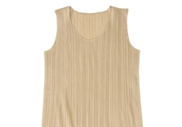 PLEATS PLEASE Pleated Sleeveless Dress K-146555_003