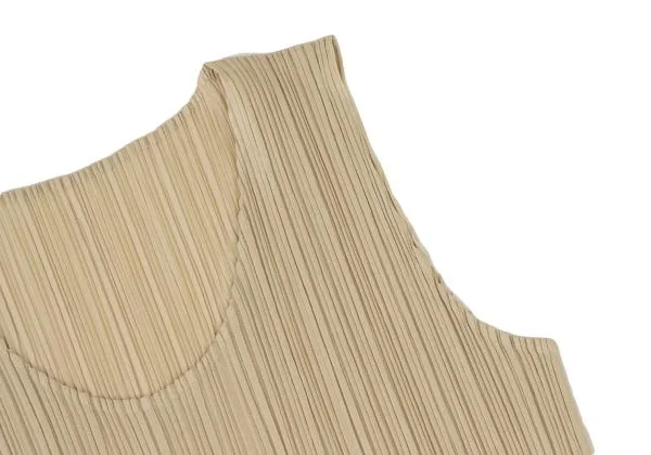 PLEATS PLEASE Pleated Sleeveless Dress K-146555_005