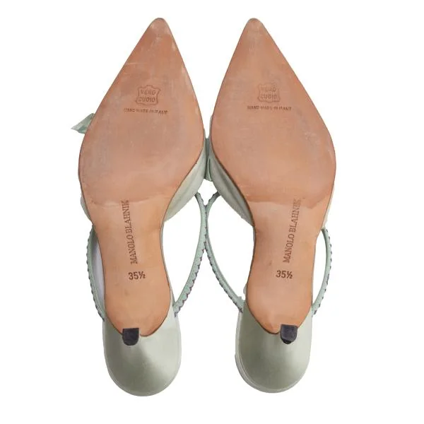 MANOLO BLAHNIK Ribbon Heel Pumps K-146563_011