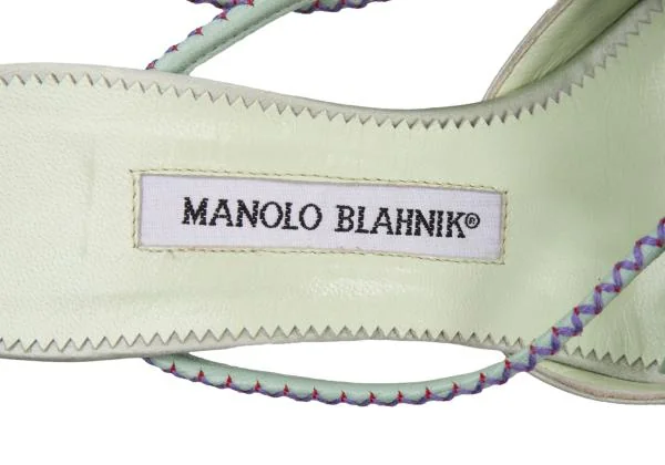 MANOLO BLAHNIK Ribbon Heel Pumps K-146563_015