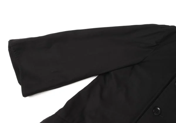 Yohji Yamamoto FEMME Back Slit Hooded Double Coat K-146564_007