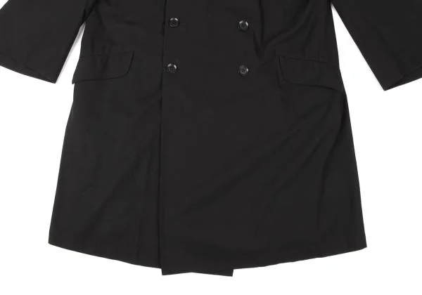 Yohji Yamamoto FEMME Back Slit Hooded Double Coat K-146564_010