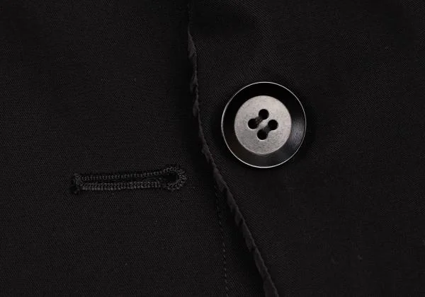 Yohji Yamamoto FEMME Back Slit Hooded Double Coat K-146564_012