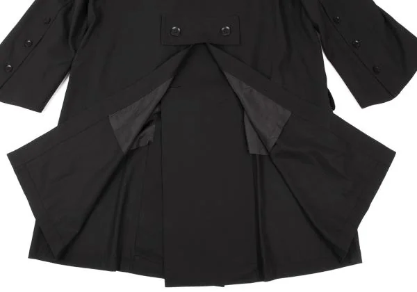 Yohji Yamamoto FEMME Back Slit Hooded Double Coat K-146564_017