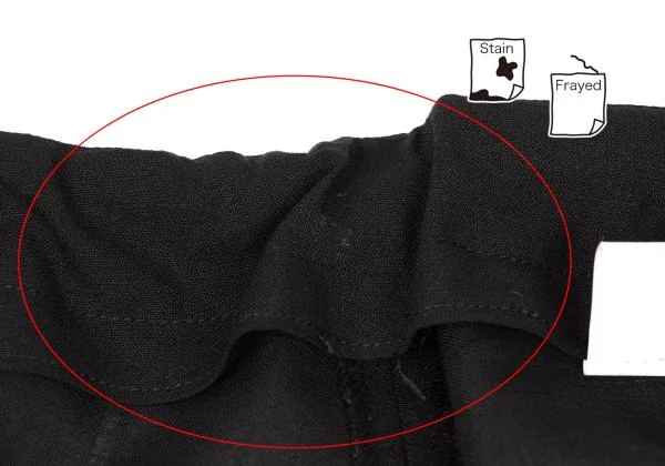 Yohji Yamamoto FEMME Wool Side Belt Wide Pants K-146566_006