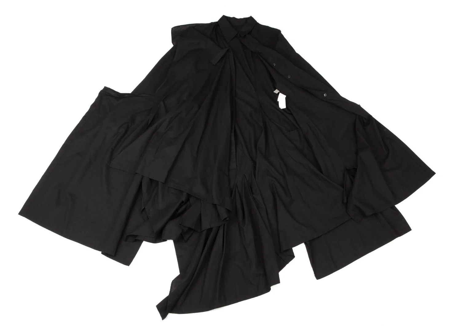 Yohji yamamoto +NOIR 変形シャツ シャツワンピース