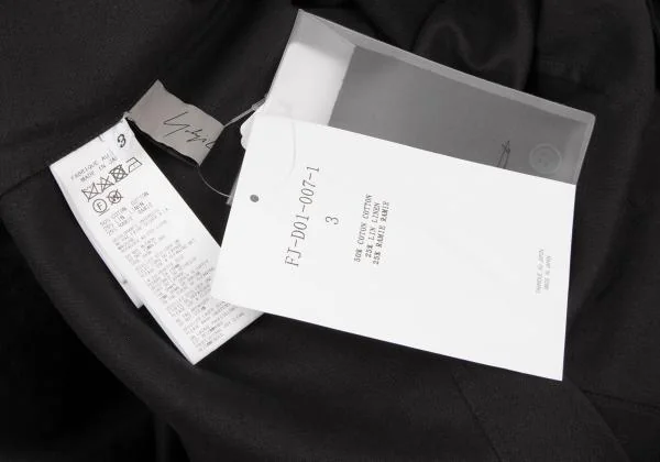 Yohji Yamamoto FEMME Drape Shirt Dress K-146585_017