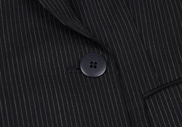 Max Mara Acetate Poly Pinstripe Double Jacket K-146587_008