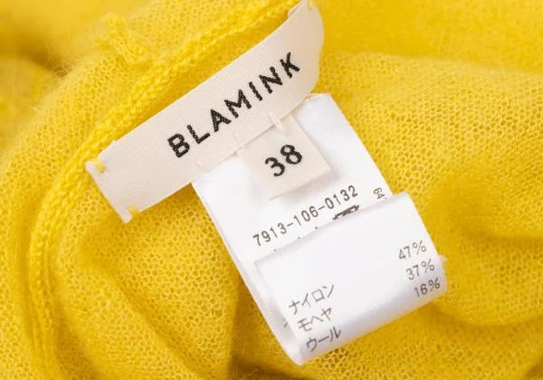 BLAMINK Nylon Mohair Knit Hoodie K-146589_012