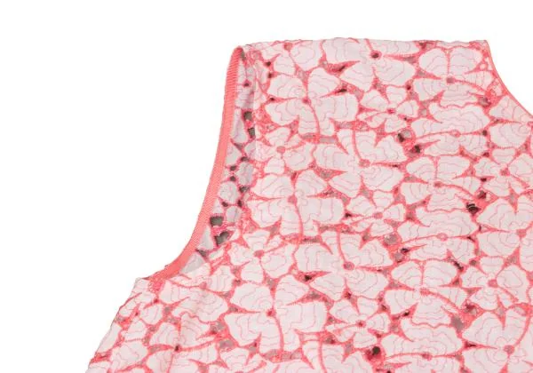 Drawer Floral Embroidery Design Flare Sleeveless K-146591_003