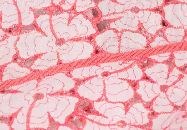 Drawer Floral Embroidery Design Flare Sleeveless K-146591_008