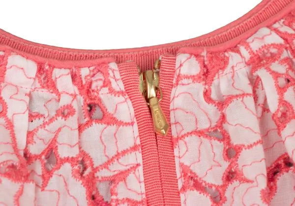 Drawer Floral Embroidery Design Flare Sleeveless K-146591_011