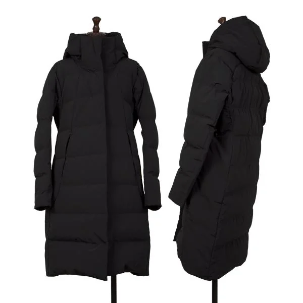 DESCENTE Mizusawa Down ELEMENT Hooded Down Coat Black L K-146594_001
