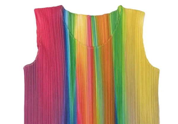 PLEATS PLEASE Colorful Sleeveless Maxi Dress K-146603_003