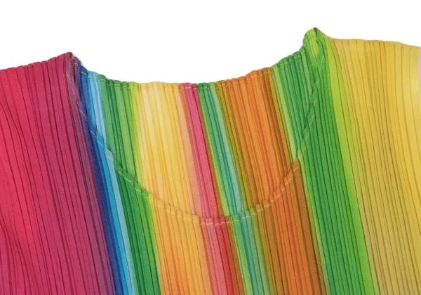 PLEATS PLEASE Colorful Sleeveless Maxi Dress K-146603_004