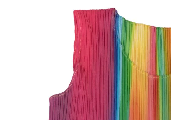 PLEATS PLEASE Colorful Sleeveless Maxi Dress K-146603_005