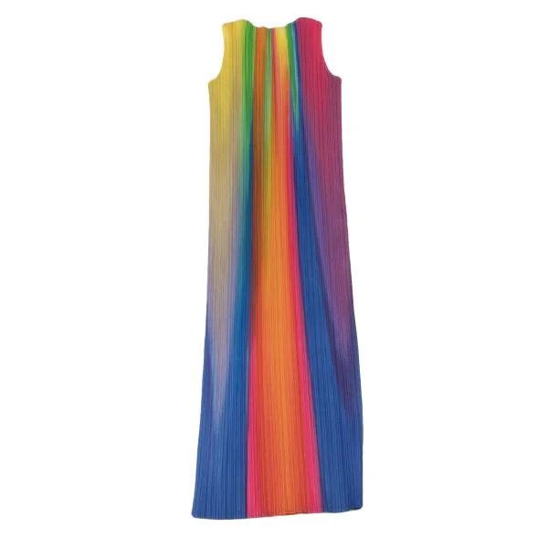 PLEATS PLEASE Colorful Sleeveless Maxi Dress K-146603_008