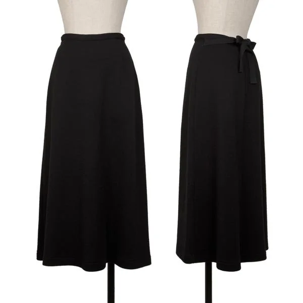 PINK HOUSE Ribbon Taped Knit Skirt Black S-M K-146606_001