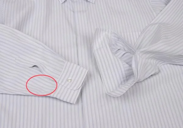 COMME des GARCONS HOMME Cotton Striped Long Sleeve Shirt K-146630_007