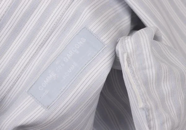 COMME des GARCONS HOMME Cotton Striped Long Sleeve Shirt K-146630_015