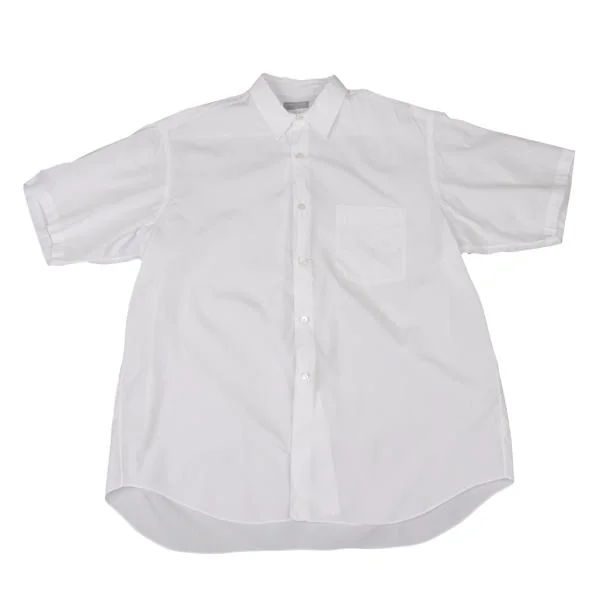 COMME des GARCONS HOMME Cotton Short Sleeve Shirt White S-M K-146631_001