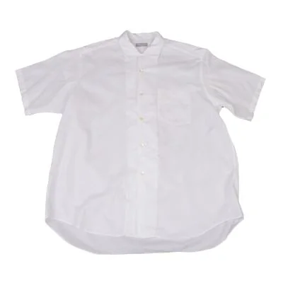 COMME des GARCONS HOMME Open Collar Short Sleeve Shirt