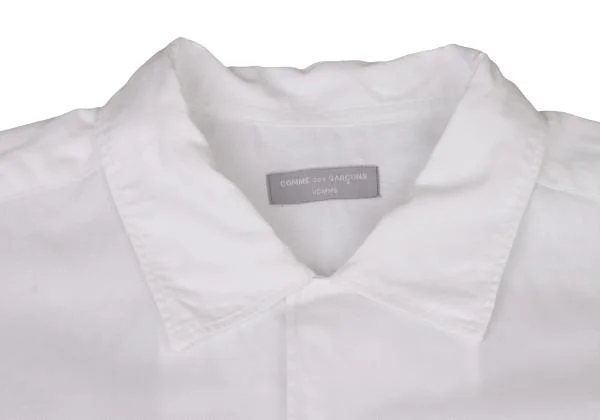 COMME des GARCONS HOMME Open Collar Short Sleeve Shirt K-146635_005
