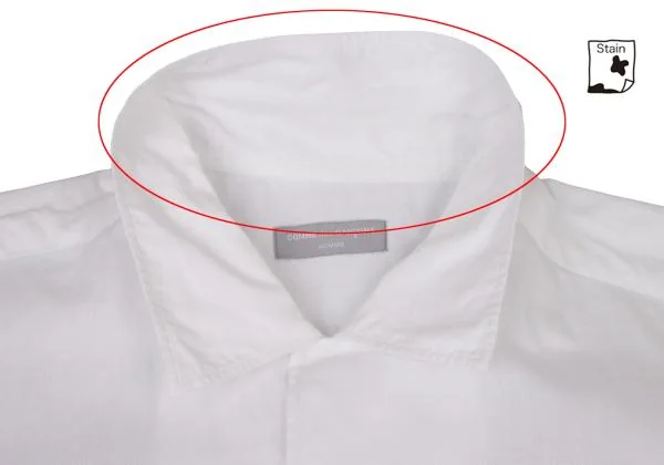 COMME des GARCONS HOMME Open Collar Short Sleeve Shirt K-146635_006