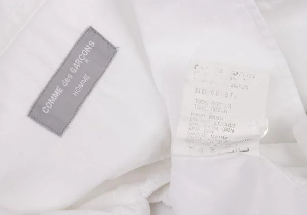 COMME des GARCONS HOMME Open Collar Short Sleeve Shirt K-146635_014
