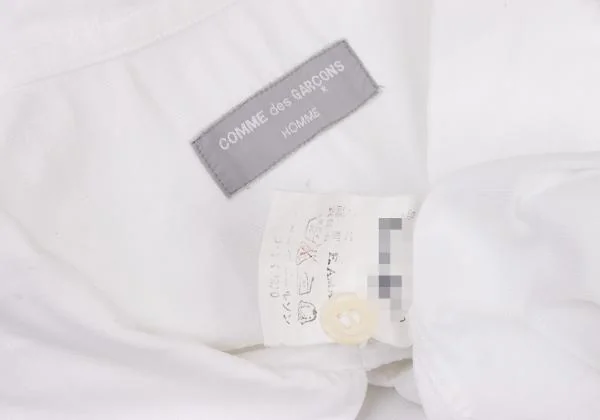 COMME des GARCONS HOMME Open Collar Short Sleeve Shirt K-146635_015