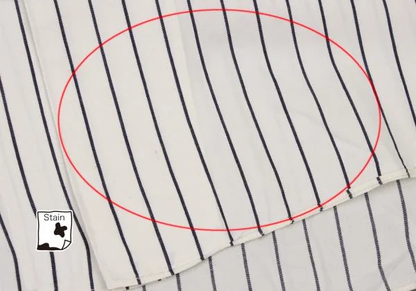 COMME des GARCONS HOMME PLUS Striped Open Collar Shirt K-146638_009