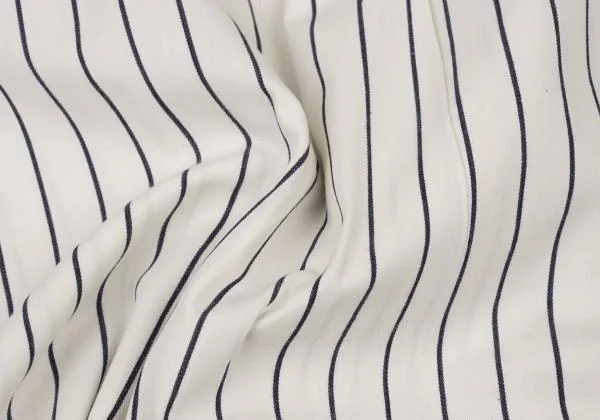 COMME des GARCONS HOMME PLUS Striped Open Collar Shirt K-146638_013