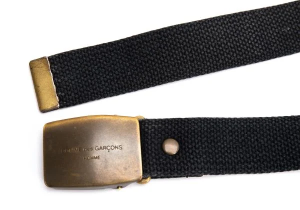 COMME des GARCONS HOMME Canvas GI Belt K-146645_003