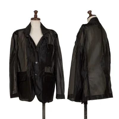 COMME des GARCONS Neck Drawcord See-through Jacket