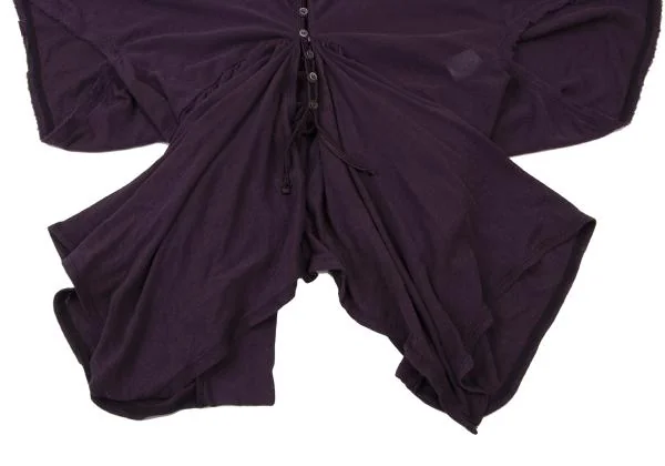 スナオクワハラsunao kuwahara コットボタンデザインカーディガン 紫M K-146674_007