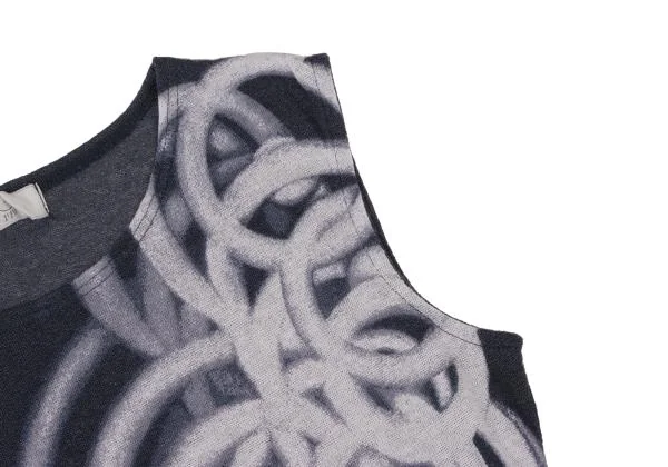 gigli Cotton Nylon Ring Printed Tank Top K-146677_004