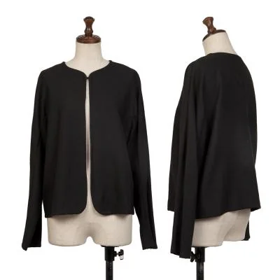 JURGEN LEHL Wool Hook Design Collarless Jacket
