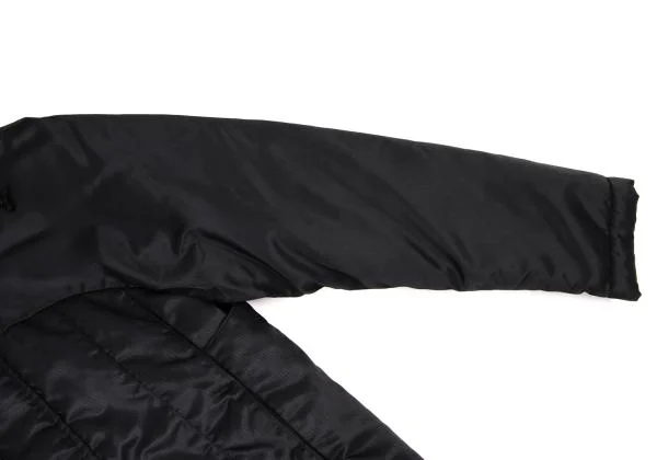 ファイナルホームFINAL HOME ナイロン中綿バックレイヤードフーテッドジャケット 黒XS K-146693_007