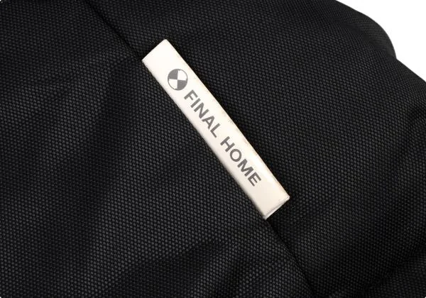 ファイナルホームFINAL HOME ナイロン中綿バックレイヤードフーテッドジャケット 黒XS K-146693_012