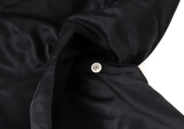 ファイナルホームFINAL HOME ナイロン中綿バックレイヤードフーテッドジャケット 黒XS K-146693_016