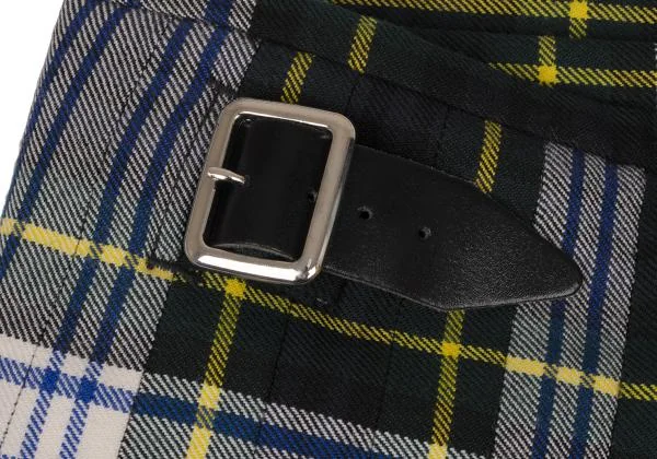 COMME des GARCONS Locaron Tartan Check Dyed Kilt Skirt K-146698_009